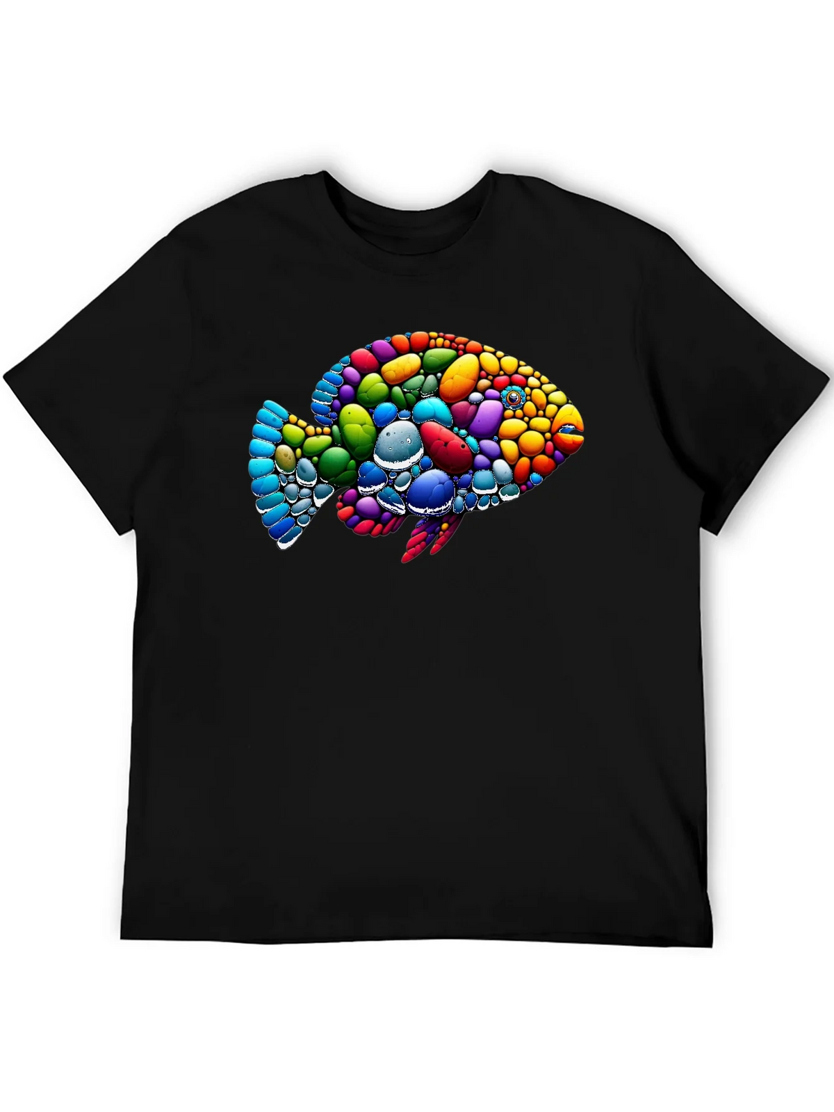 Colorful Fish Graphic T-Shirt product image 5