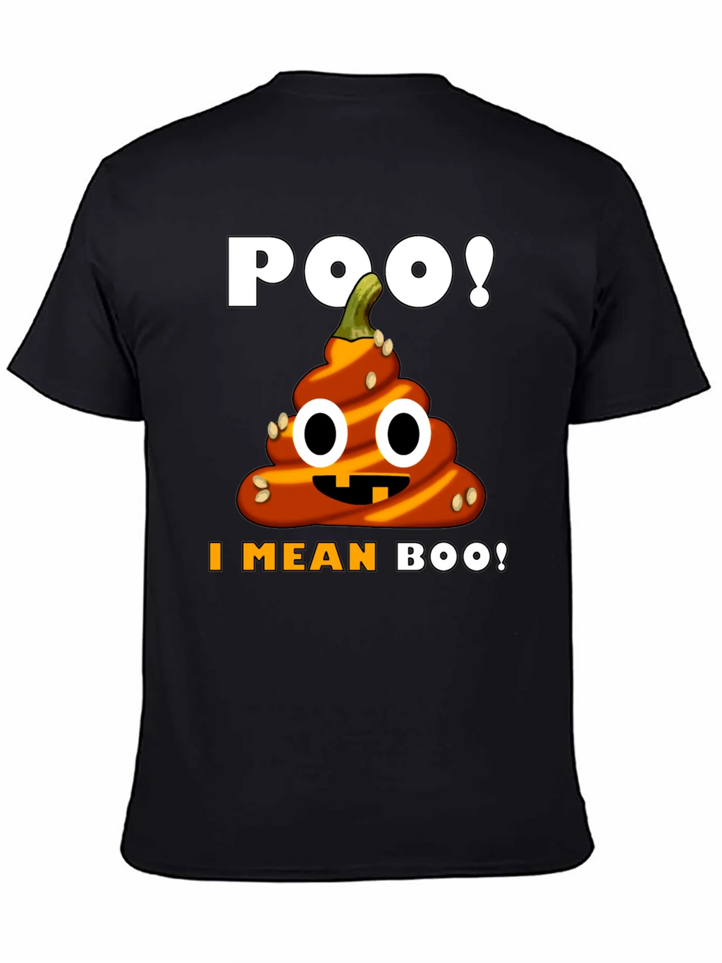 Halloween Poop Emoji T-Shirt - Funny Pumpkin Costume Tee product image 4