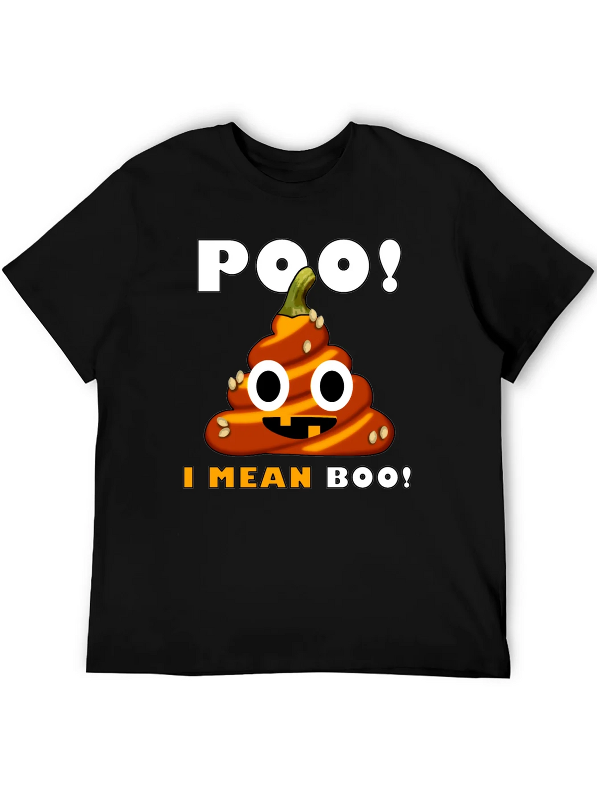 Halloween Poop Emoji T-Shirt - Funny Pumpkin Costume Tee product image 5