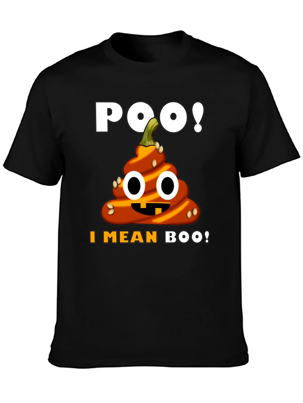 Halloween Poop Emoji T-Shirt - Funny Pumpkin Costume Tee product image 3