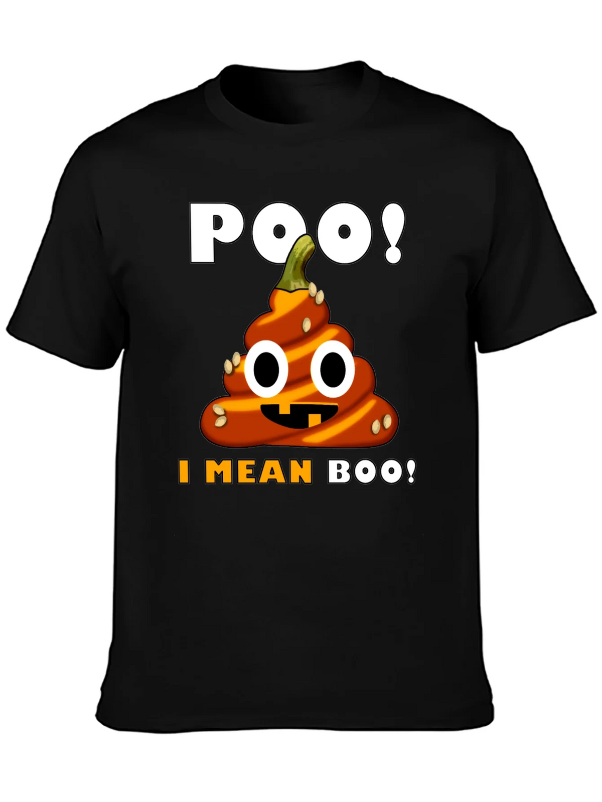 Halloween Poop Emoji T-Shirt - Funny Pumpkin Costume Tee product image 3