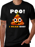 Halloween Poop Emoji T-Shirt - Funny Pumpkin Costume Tee product image 1