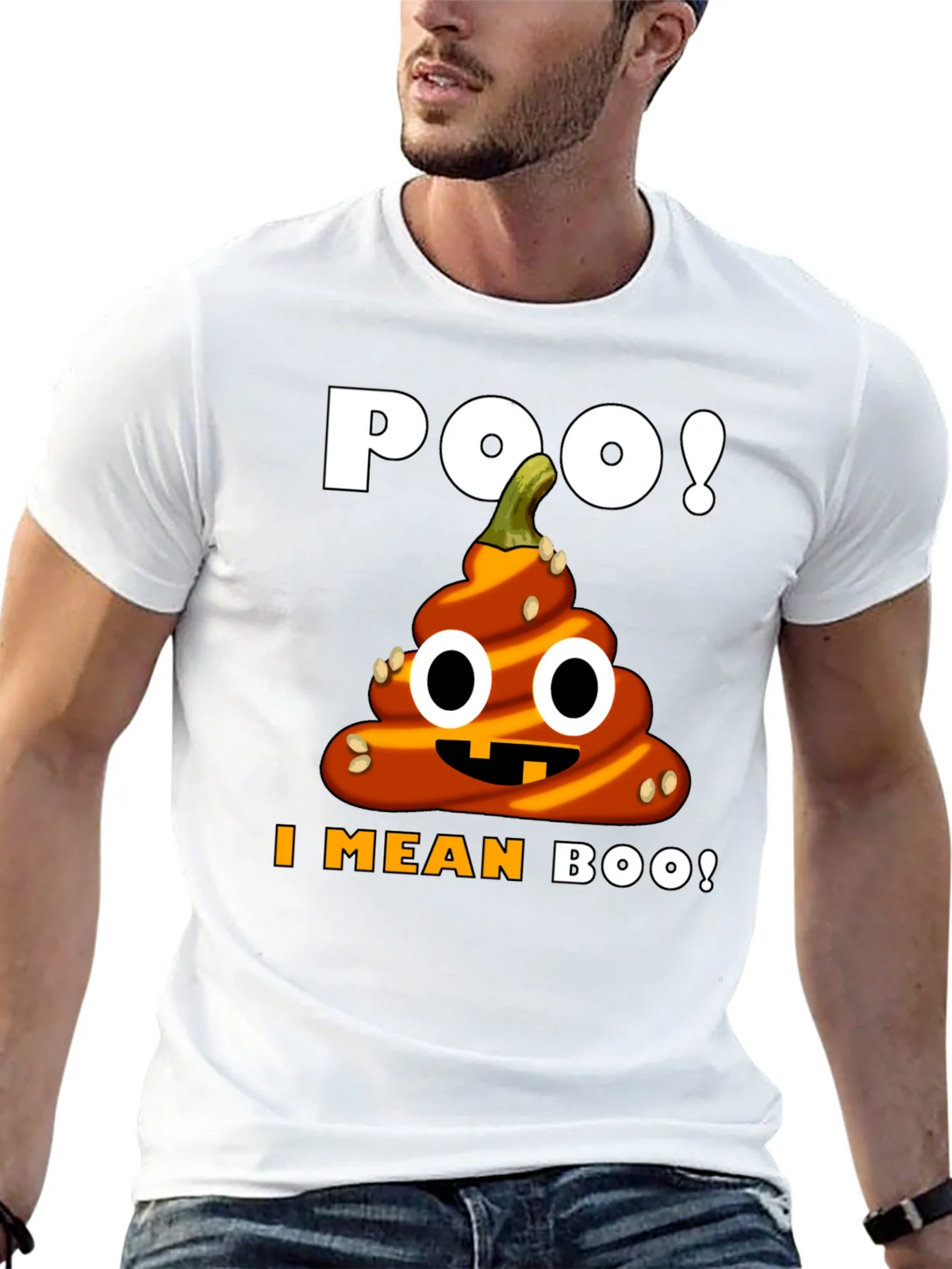Halloween Poop Emoji T-Shirt - Funny Pumpkin Costume Tee product image 12