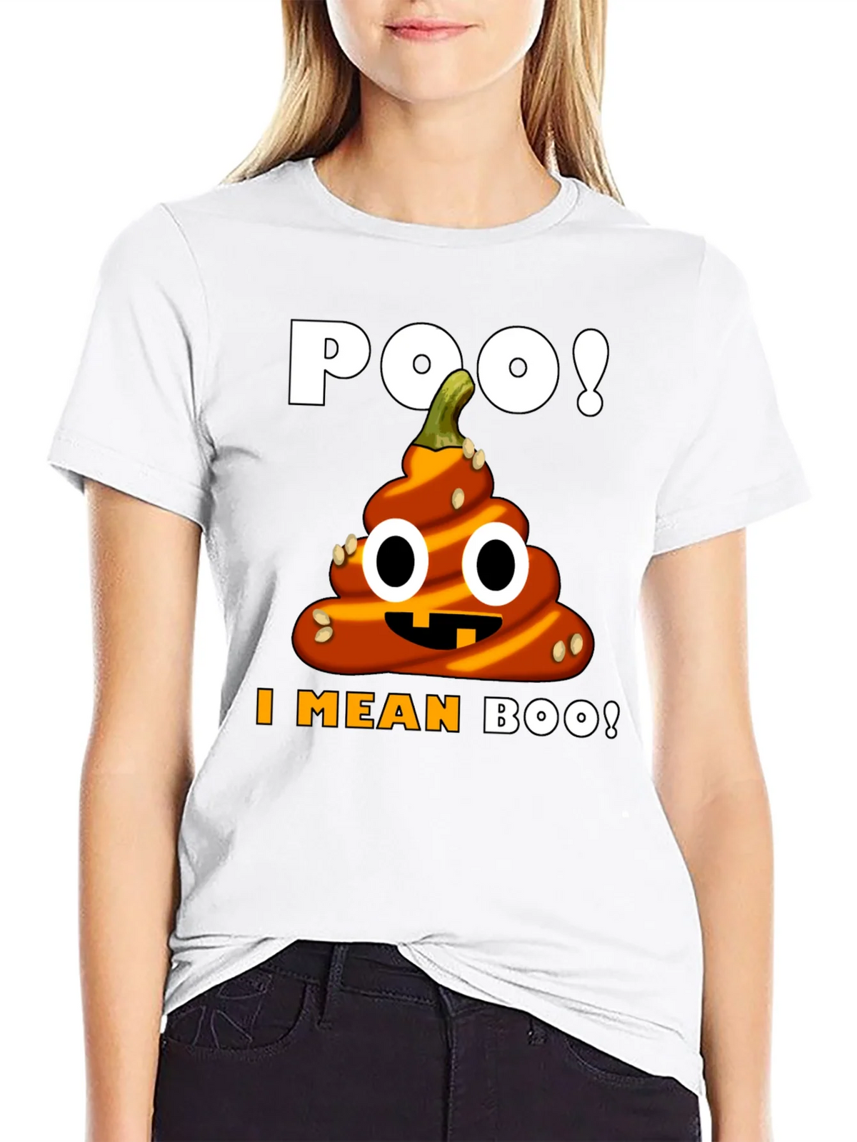 Halloween Poop Emoji T-Shirt - Funny Pumpkin Costume Tee product image 8
