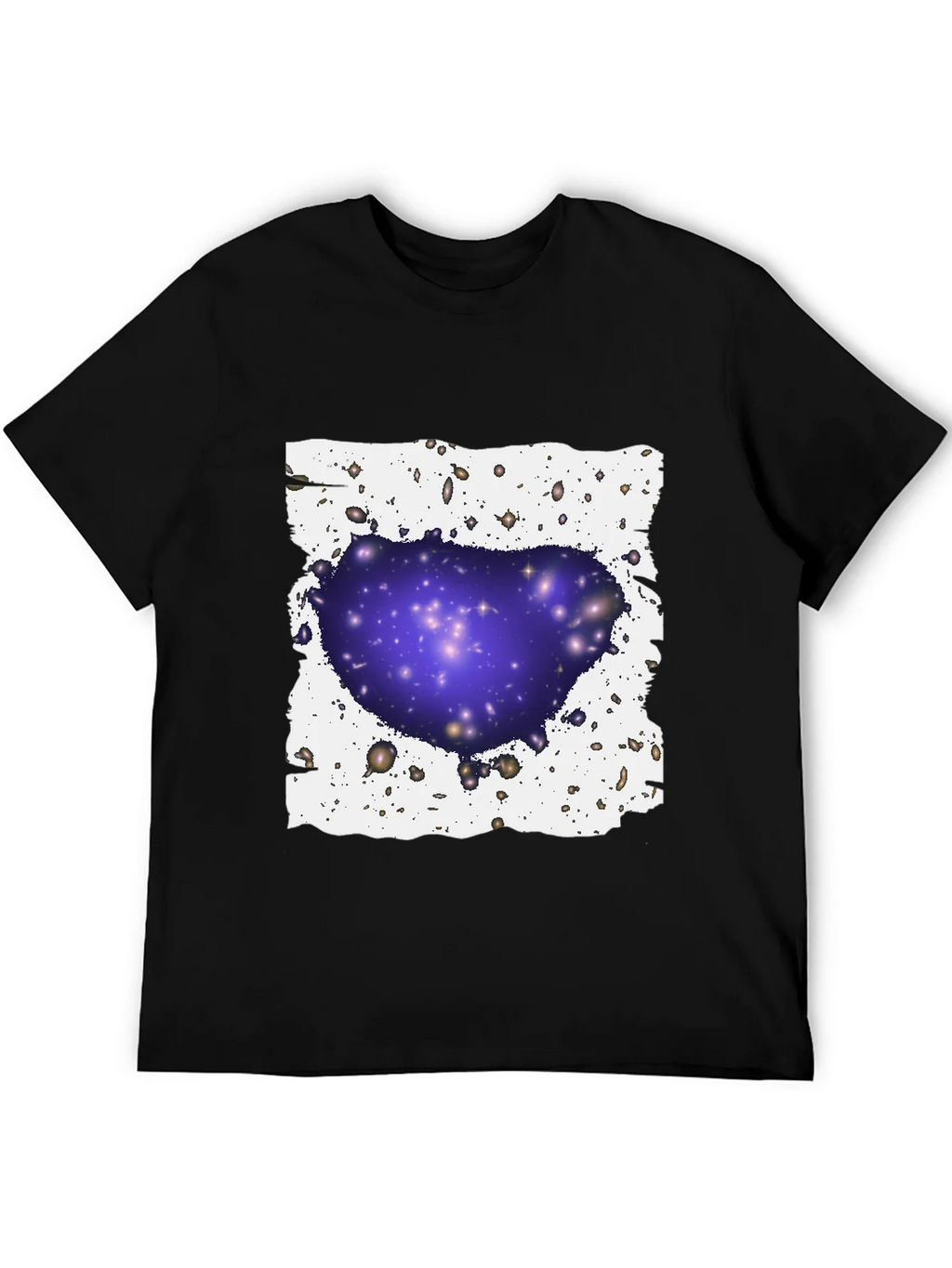 Galaxy Cluster Graphic T-Shirt - Black product image 5