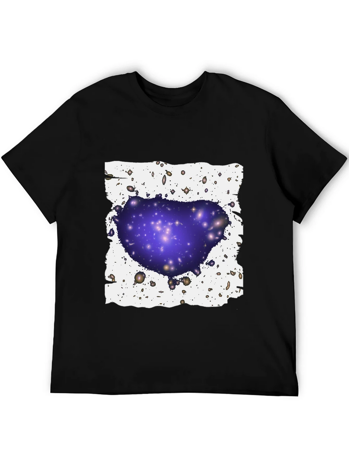 Galaxy Cluster Graphic T-Shirt - Black product image 5