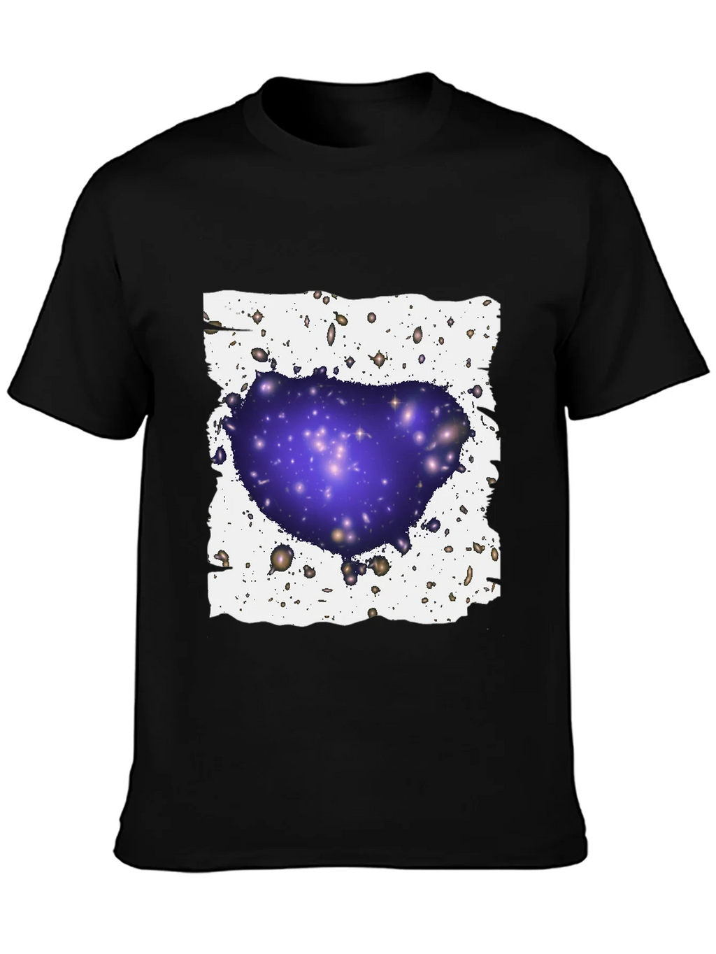 Galaxy Cluster Graphic T-Shirt - Black product image 3