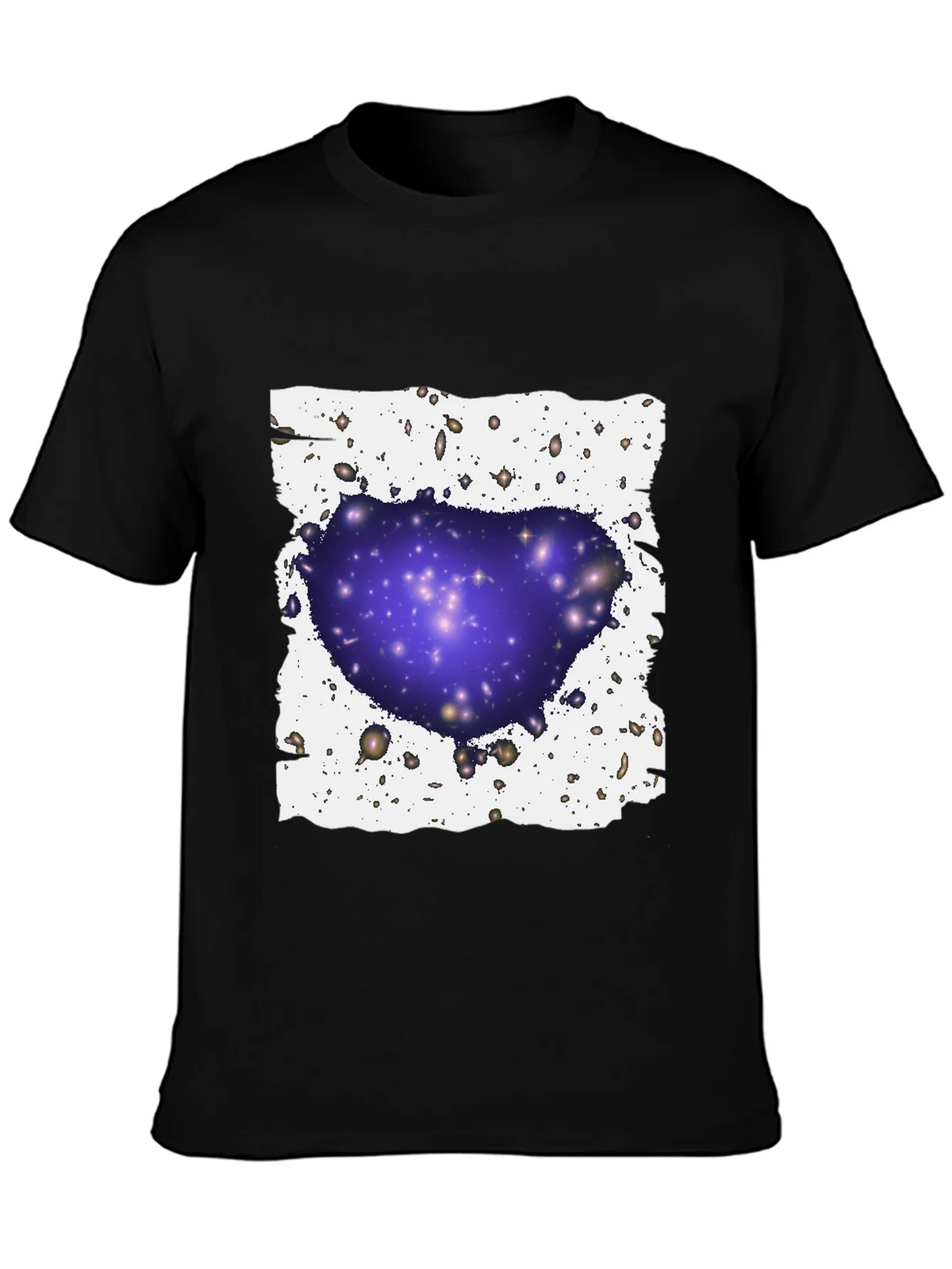 Galaxy Cluster Graphic T-Shirt - Black product image 3
