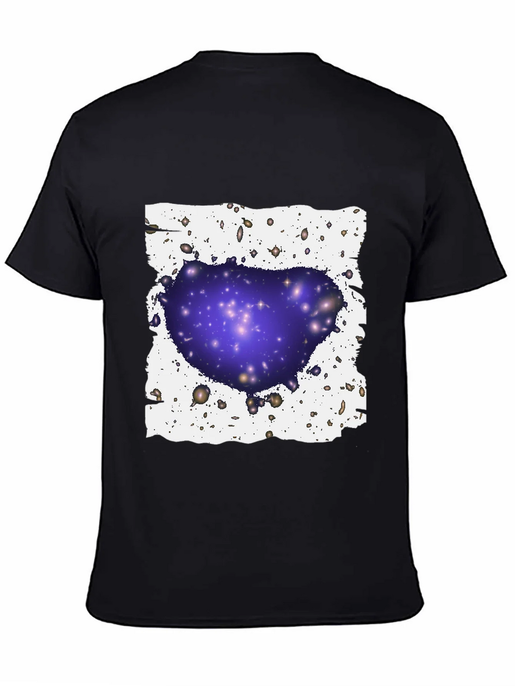 Galaxy Cluster Graphic T-Shirt - Black product image 4