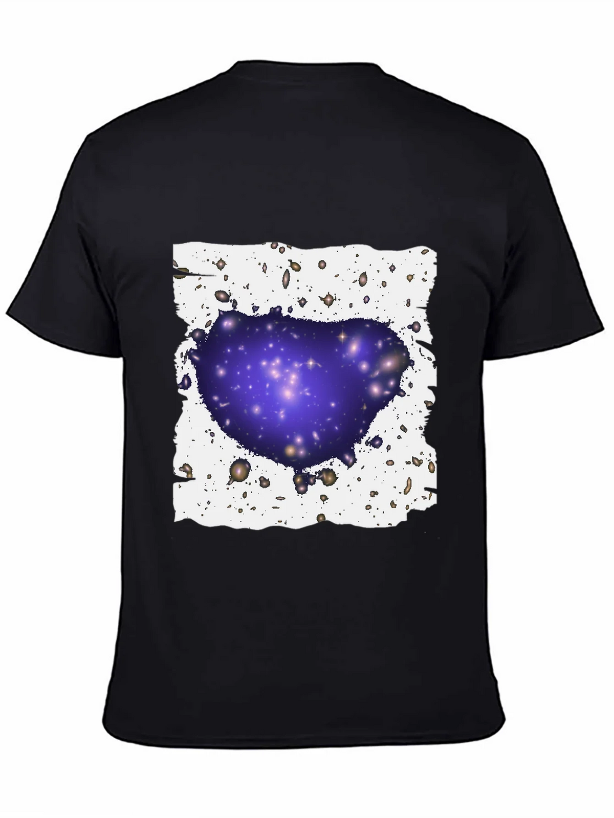 Galaxy Cluster Graphic T-Shirt - Black product image 4