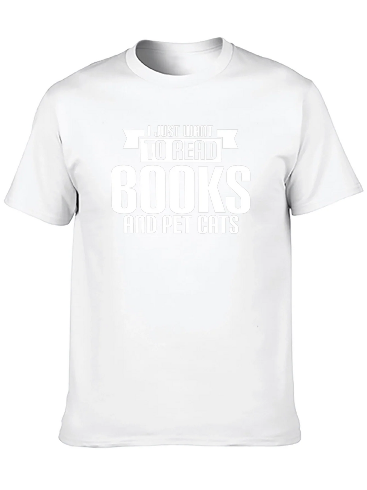 I Just Want to Read Books and Pet Cats T-Shirt product image 9