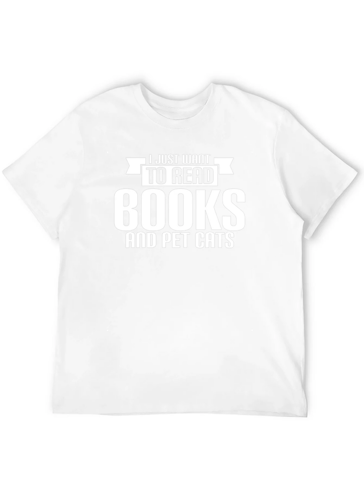 I Just Want to Read Books and Pet Cats T-Shirt product image 11