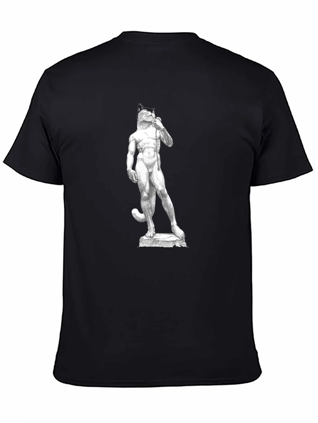 Cat-David Black T-Shirt product image 4