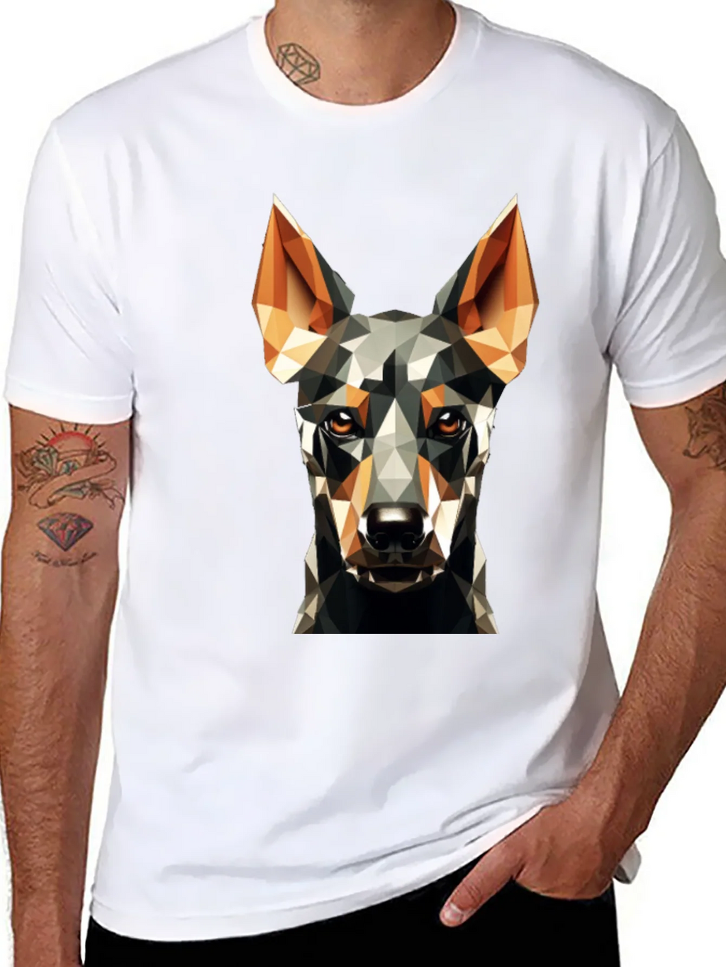 Geometric Dog Graphic Tee product image 7