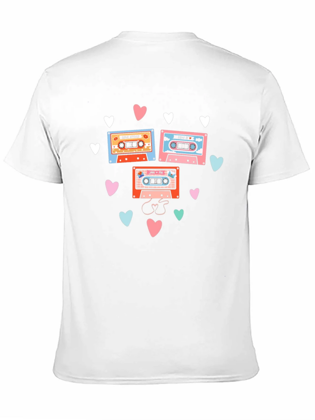 Retro Mixtape Love Story Graphic Tee product image 10