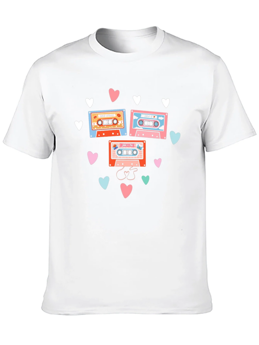 Retro Mixtape Love Story Graphic Tee product image 9