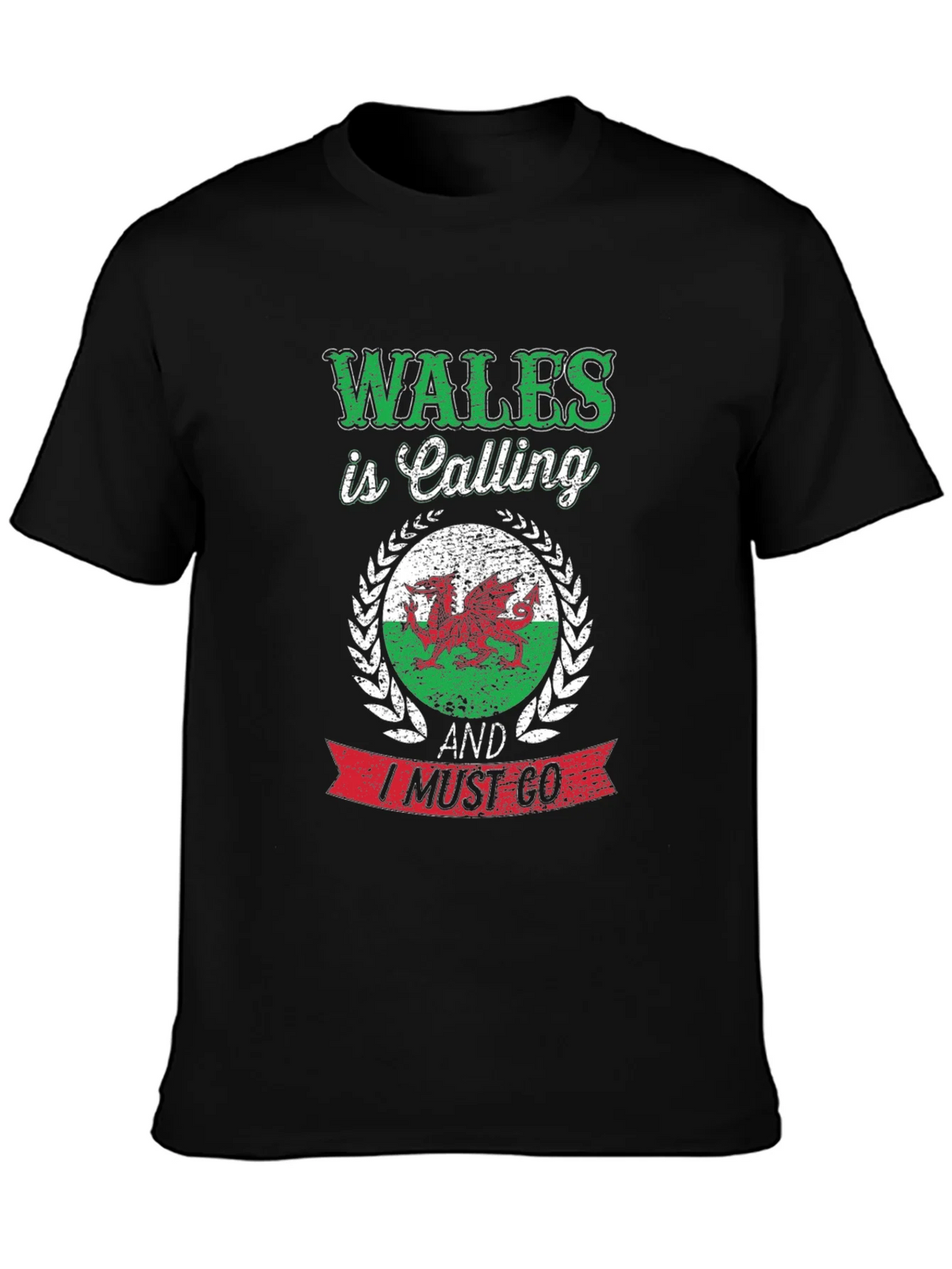 Wales Is Calling Mens Graphic T-Shirt product image 3