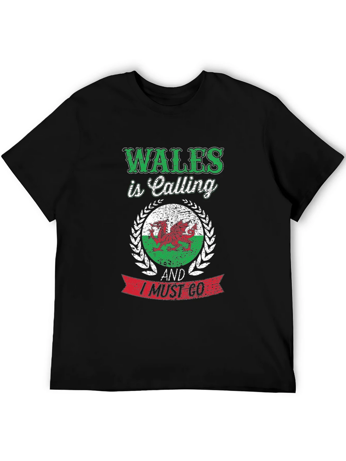 Wales Is Calling Mens Graphic T-Shirt product image 5