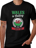Wales Is Calling Mens Graphic T-Shirt product image 1