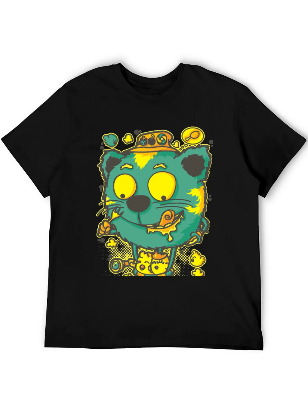 Cartoon Cat Graphic Tee product image 3