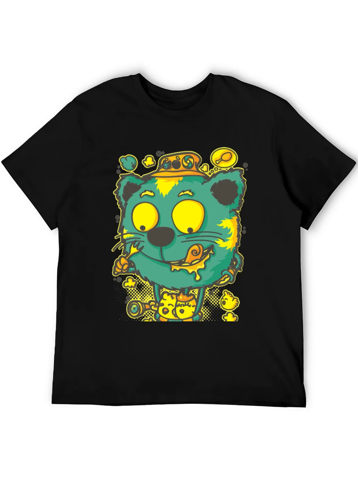 Cartoon Cat Graphic Tee product image 3