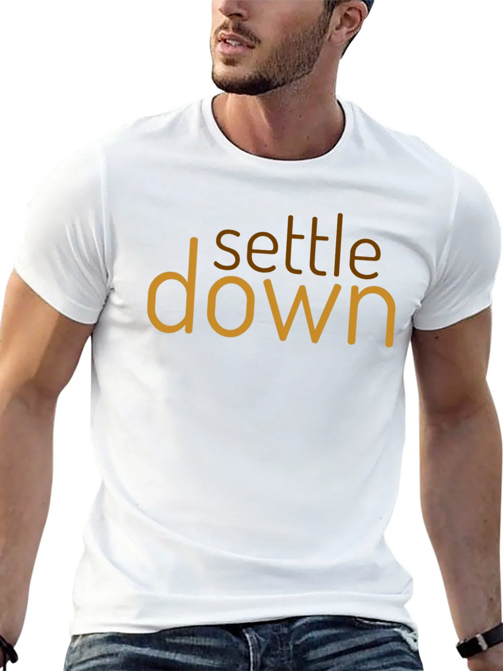 Settle Down Graphic Tee - Trendy Unisex Cotton Shirt product image 11