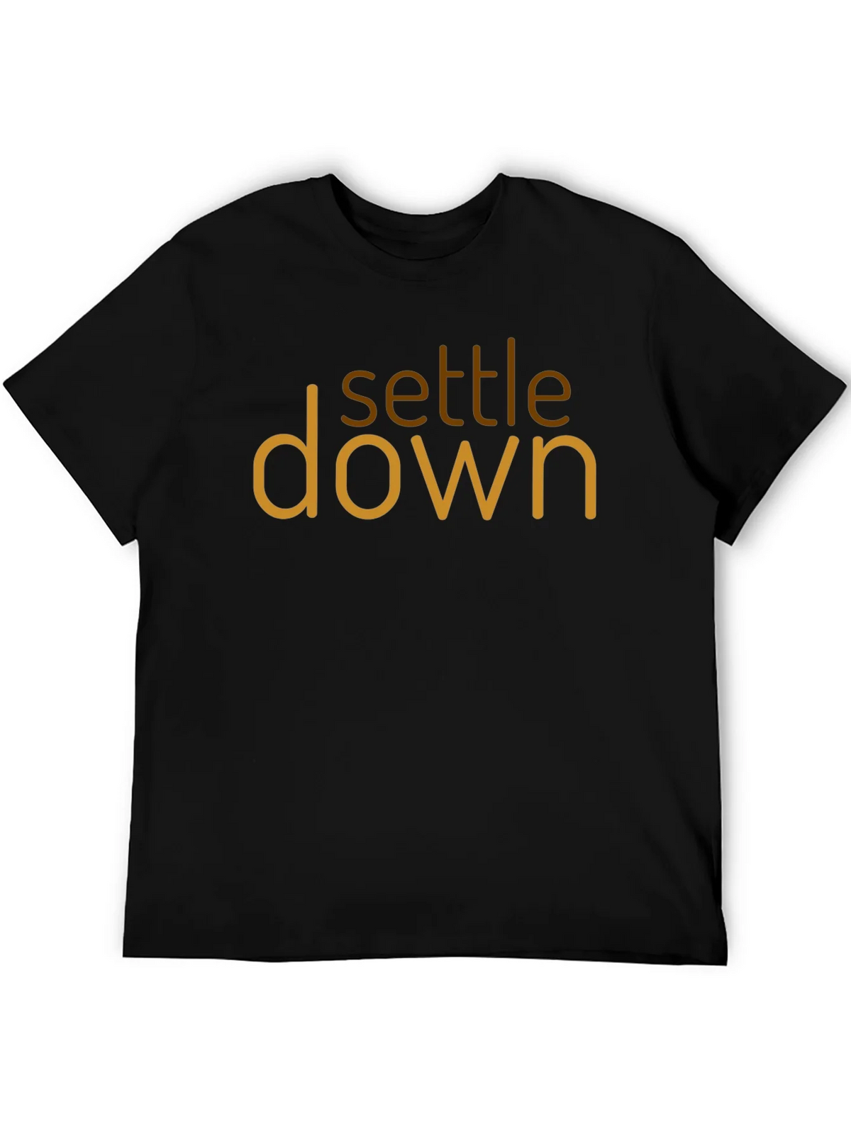 Settle Down Graphic Tee - Trendy Unisex Cotton Shirt product image 4
