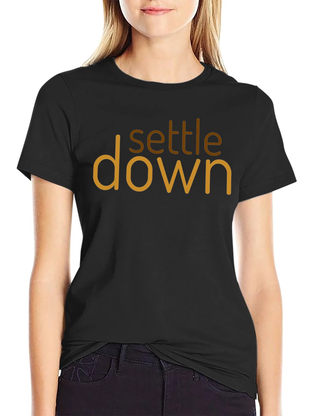 Settle Down Graphic Tee - Trendy Unisex Cotton Shirt product image 1