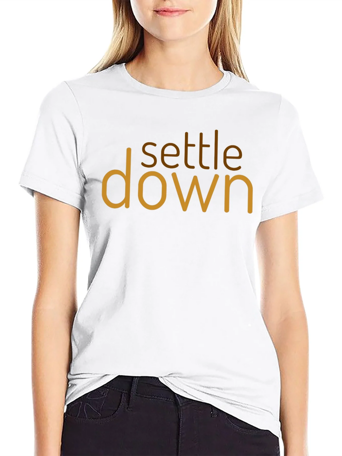 Settle Down Graphic Tee - Trendy Unisex Cotton Shirt product image 7