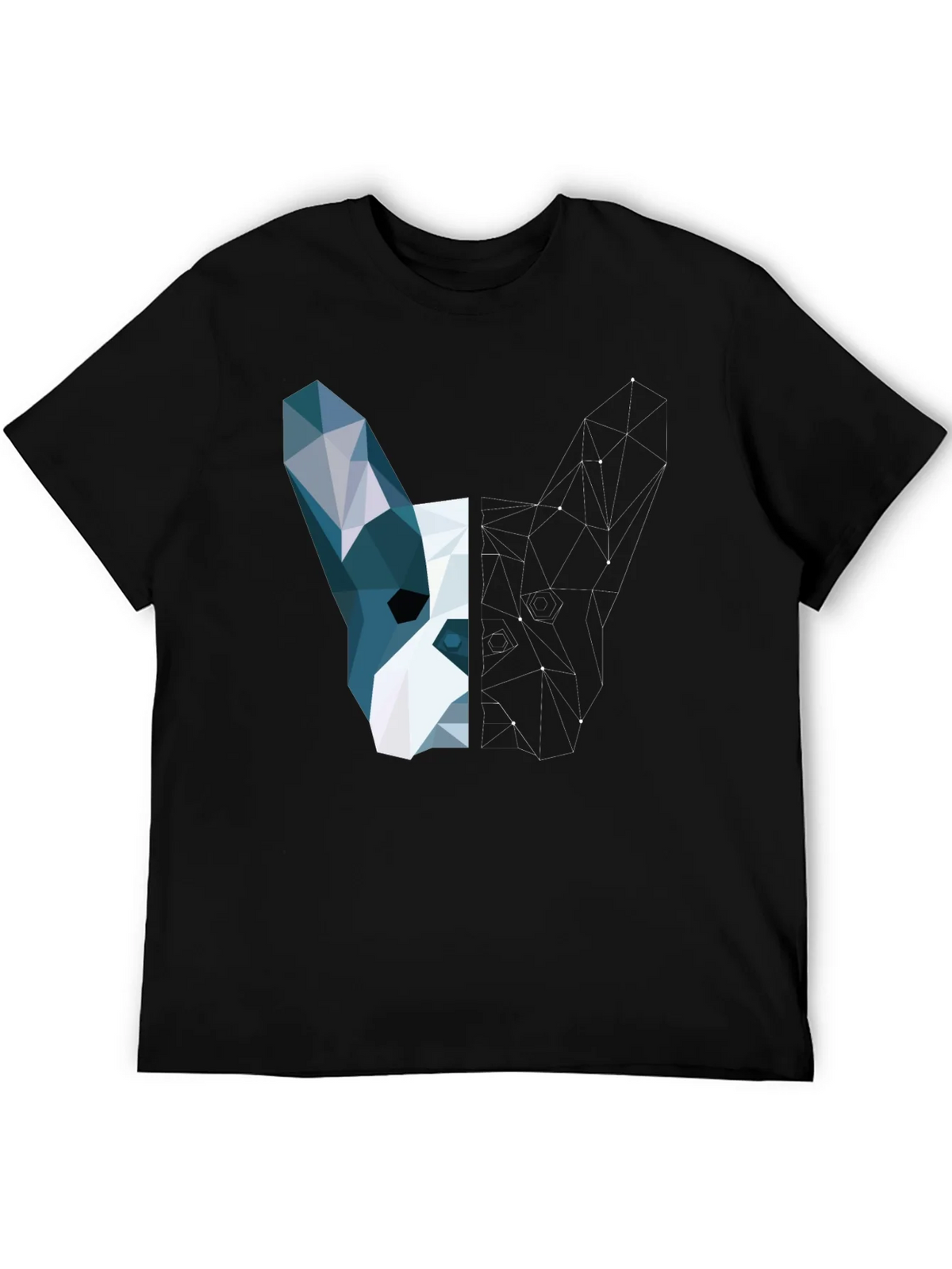 Geometric Dog Tee - Modern Art T-Shirt product image 1