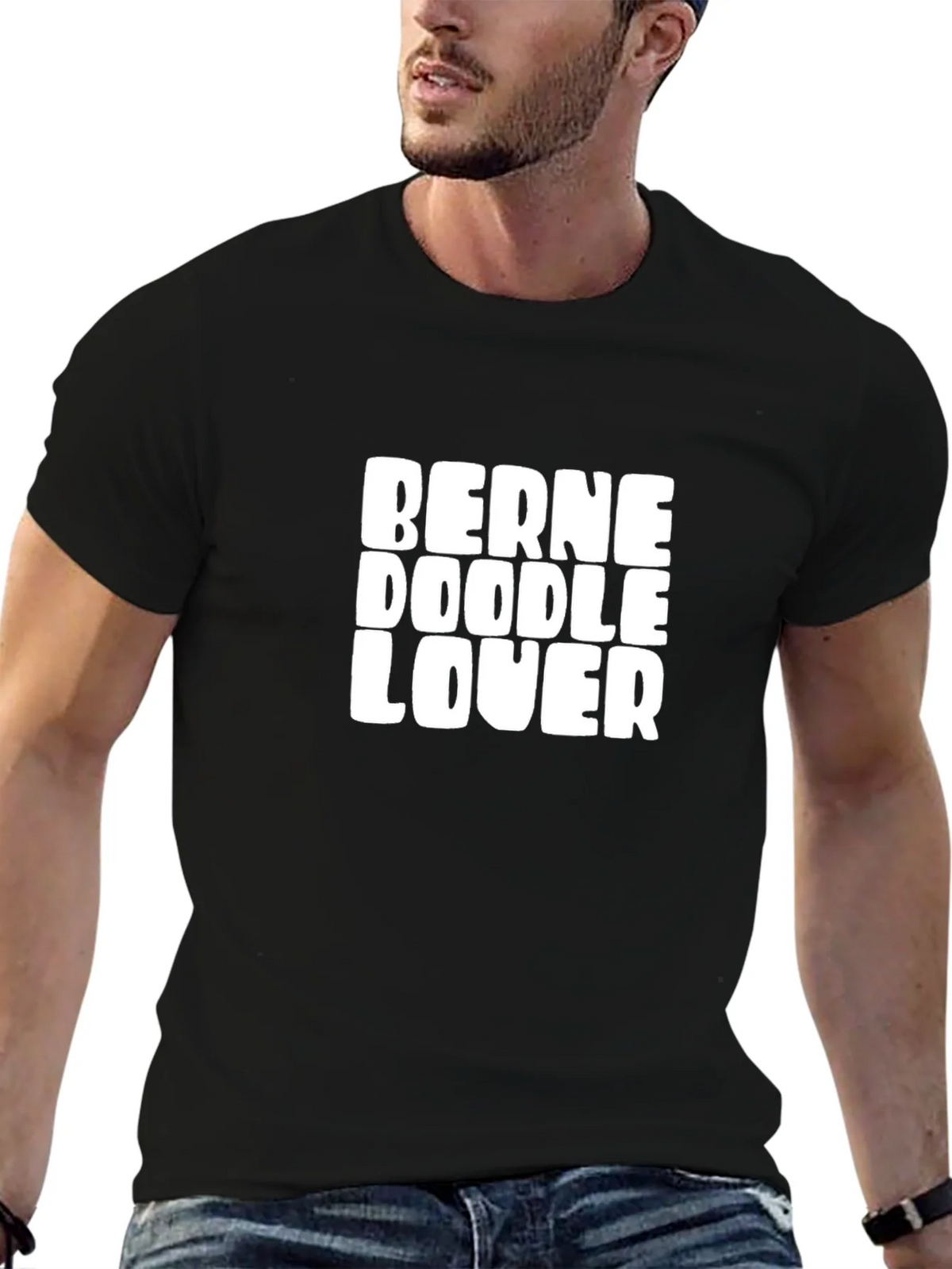 Berne Doodle Lover Black T-Shirt product image 6