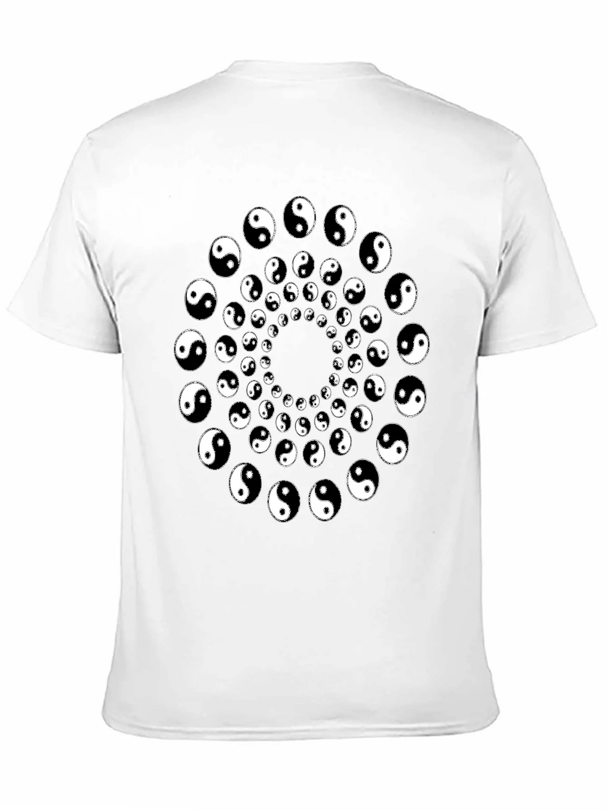 Yin Yang Spiral Graphic Tee - Black product image 10