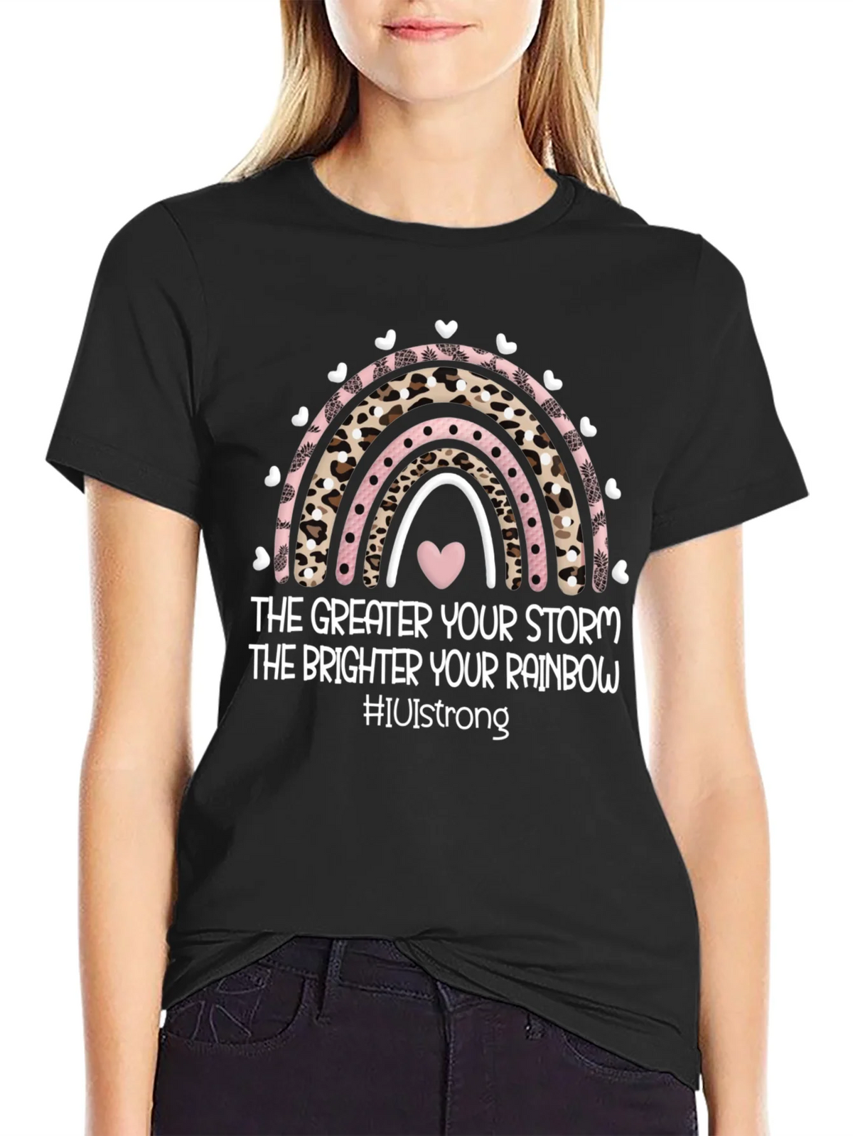 Inspirational Rainbow Graphic Tee product image 2