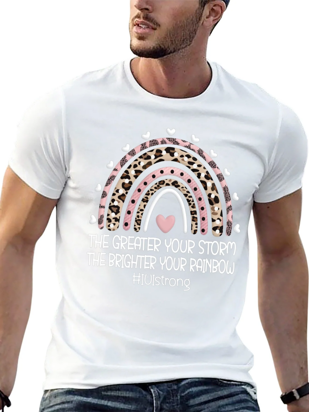 Inspirational Rainbow Graphic Tee product image 12