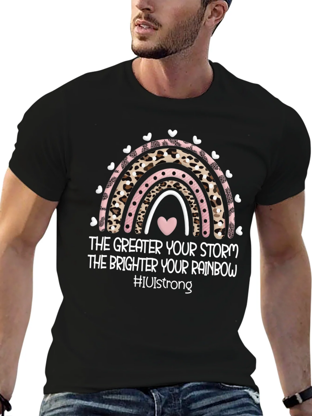 Inspirational Rainbow Graphic Tee product image 6