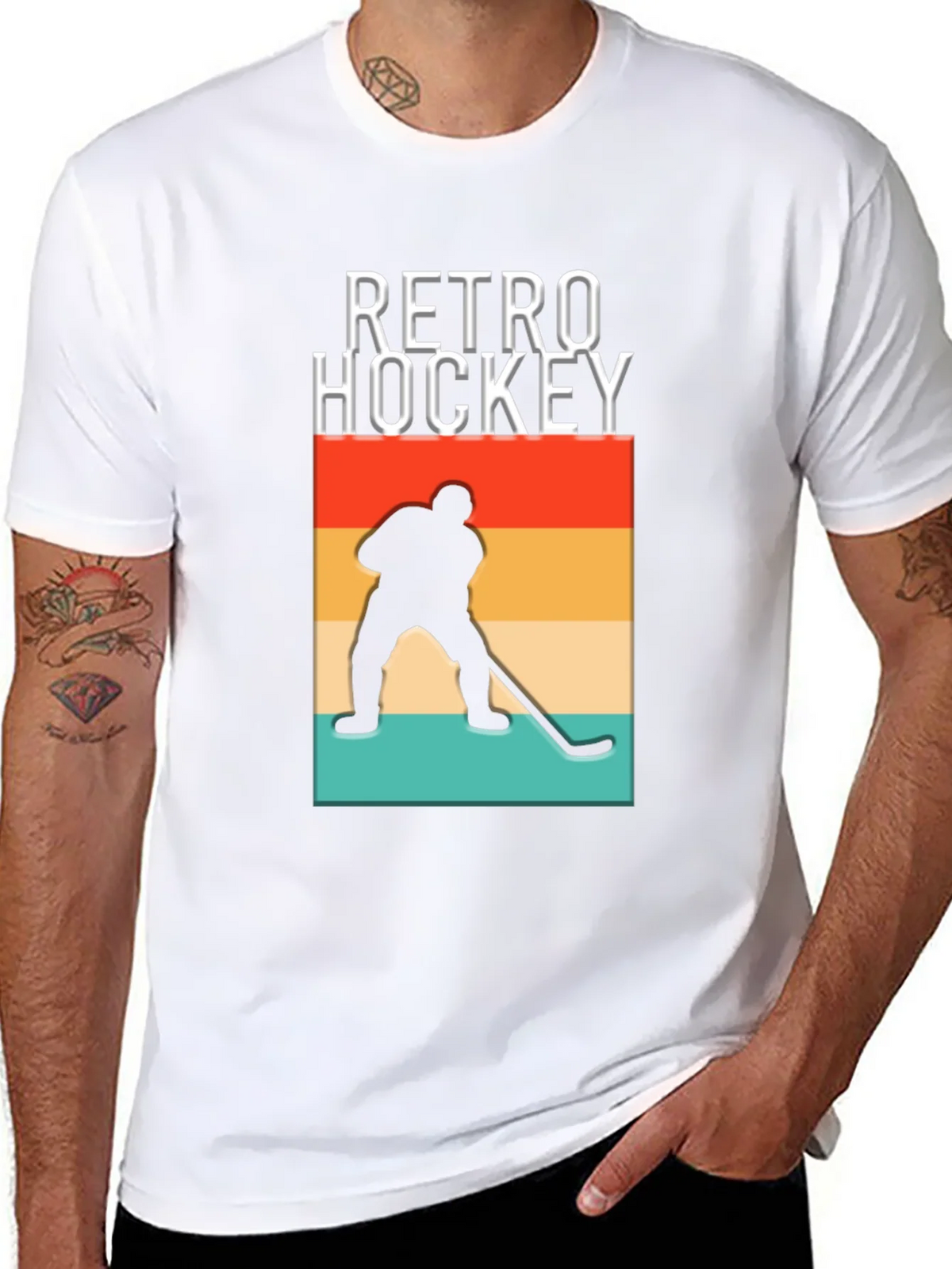 Retro Hockey Graphic T-Shirt - Stylish and Comfortable product image 2