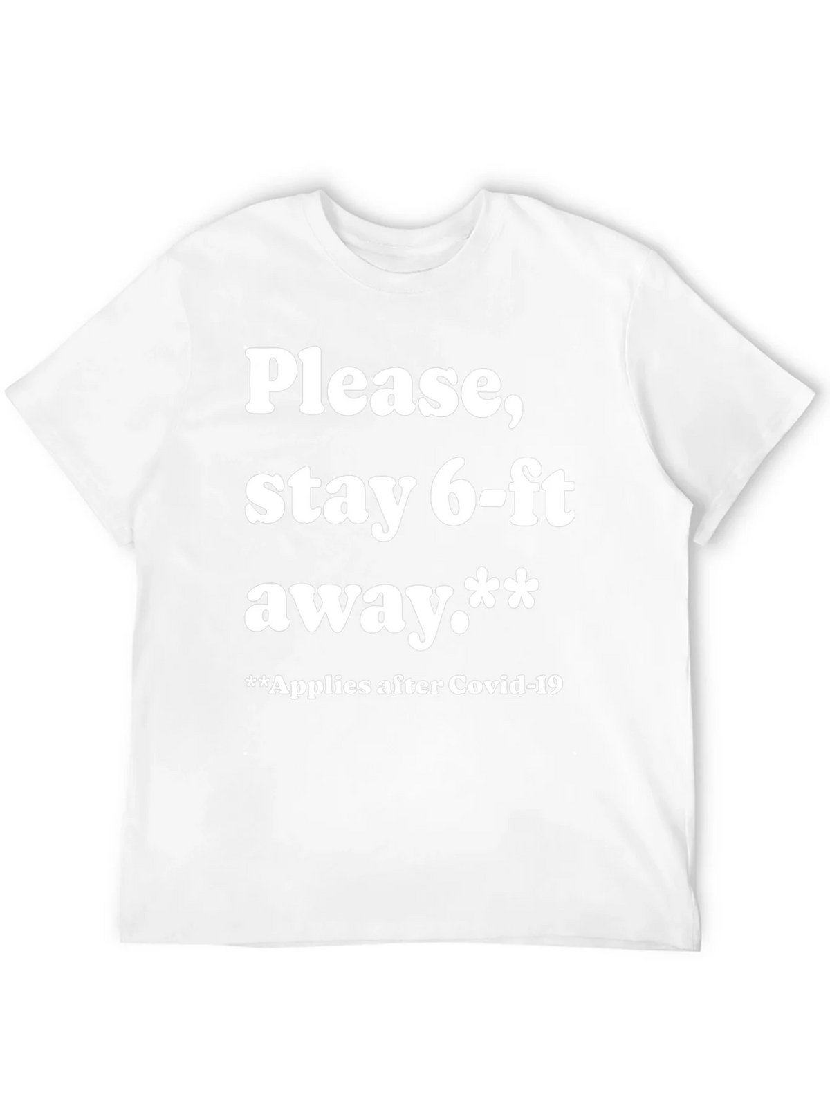 Funny Stay 6-ft Away Graphic Tee product image 11
