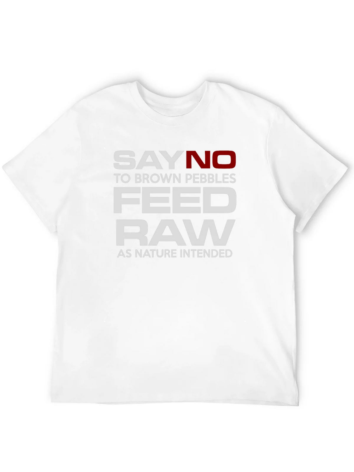 Say No to Brown Pebbles Feed Raw T-Shirt product image 11