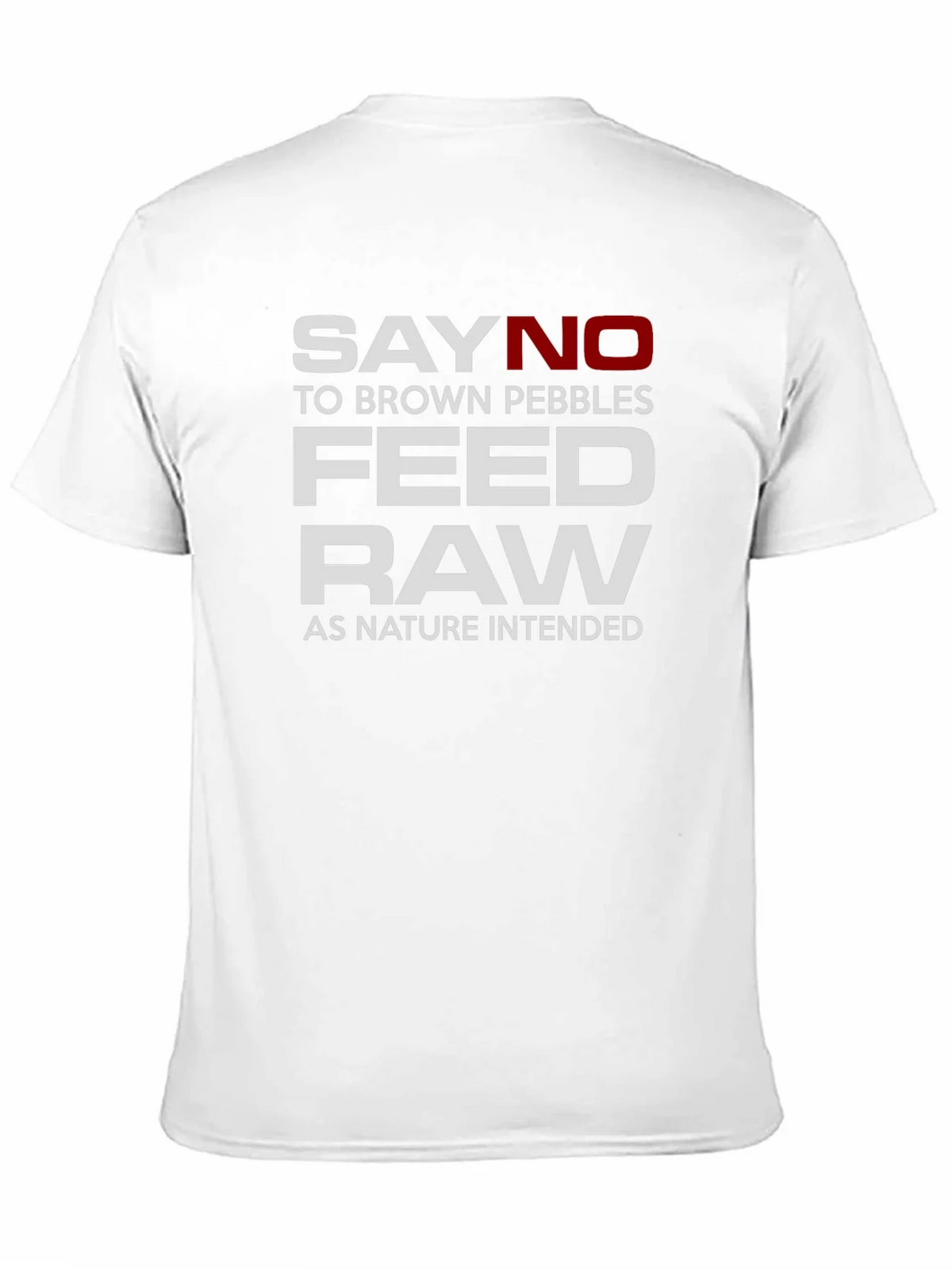 Say No to Brown Pebbles Feed Raw T-Shirt product image 10
