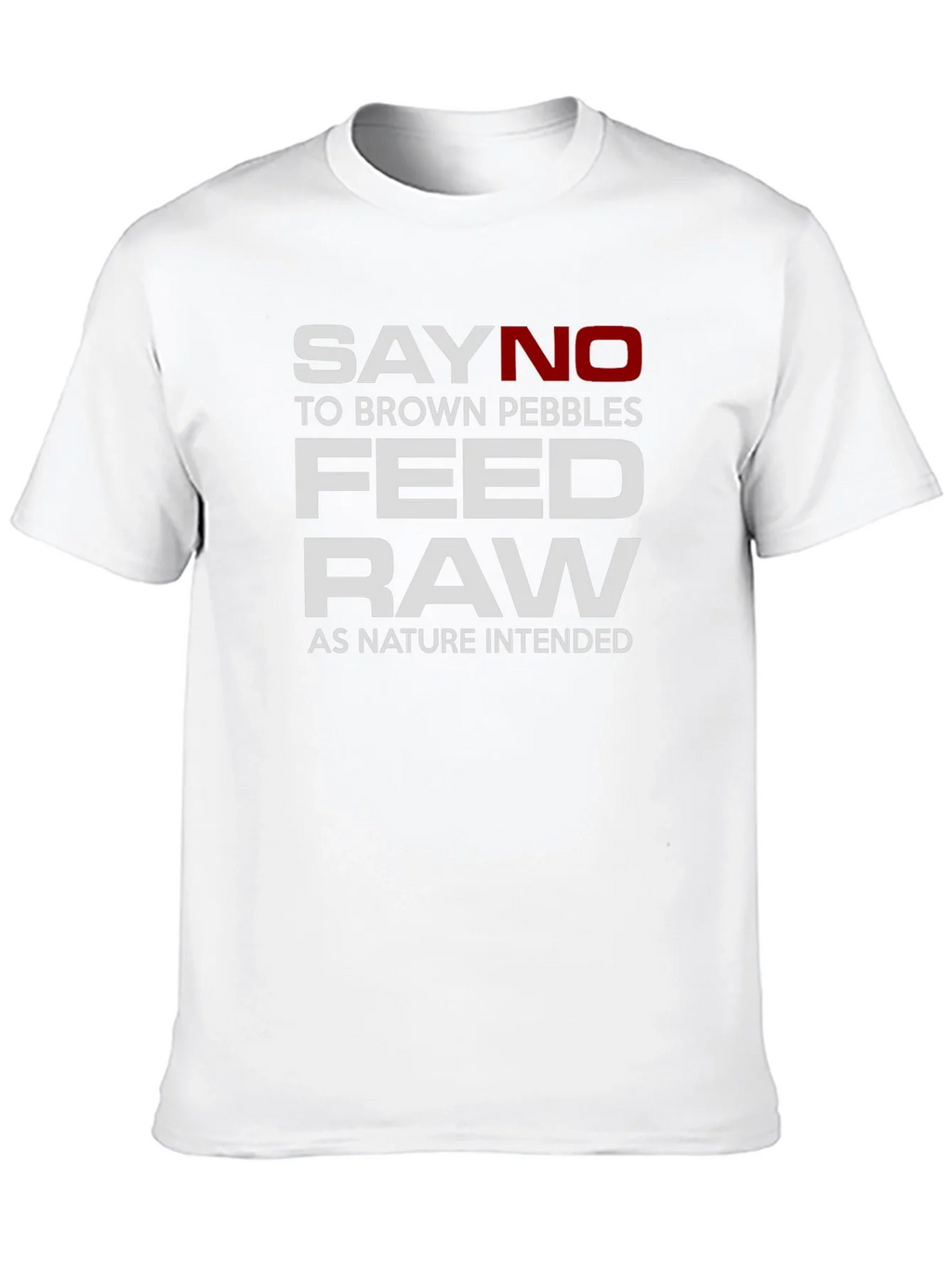 Say No to Brown Pebbles Feed Raw T-Shirt product image 9