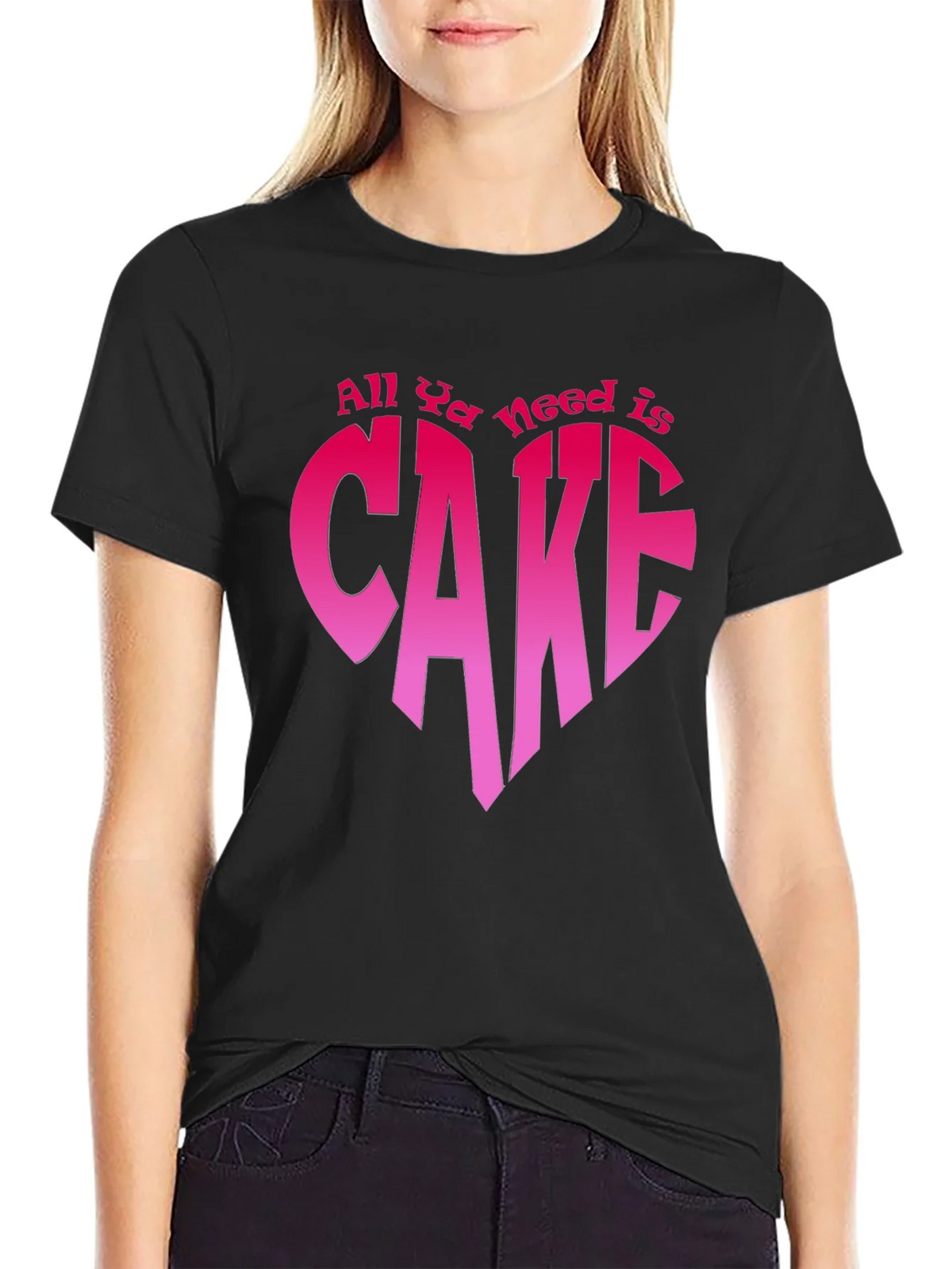All Ya Need is Cake Graphic Tee product image 1