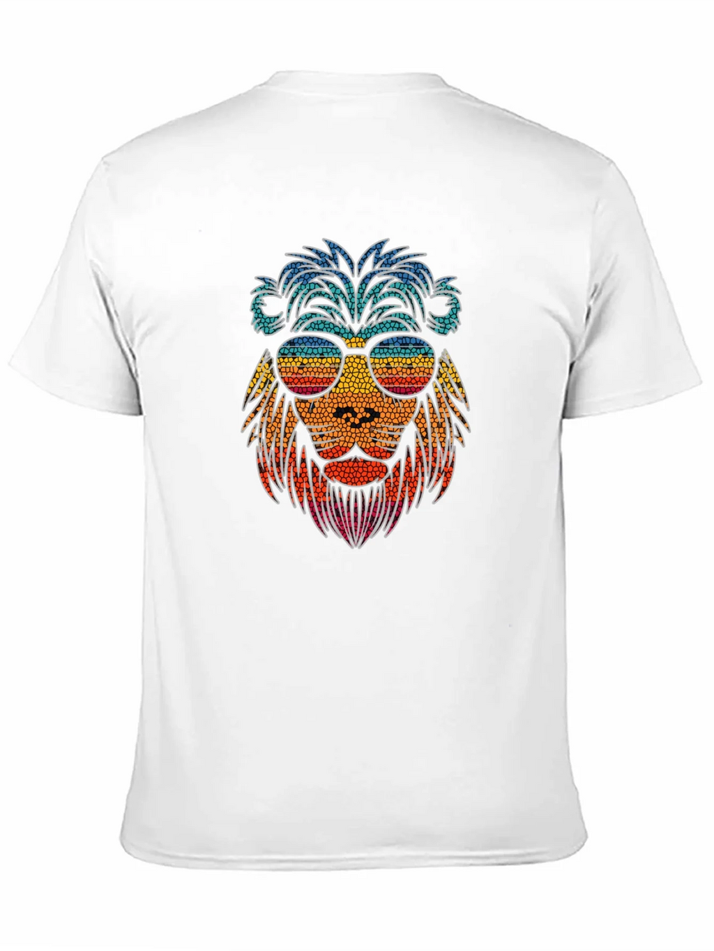 Cool Lion Graphic Tee - Stylish Mens Black T-Shirt product image 10