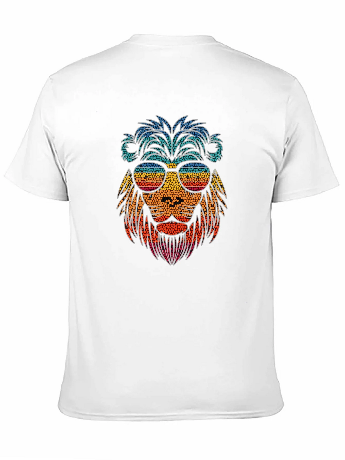 Cool Lion Graphic Tee - Stylish Mens Black T-Shirt product image 10