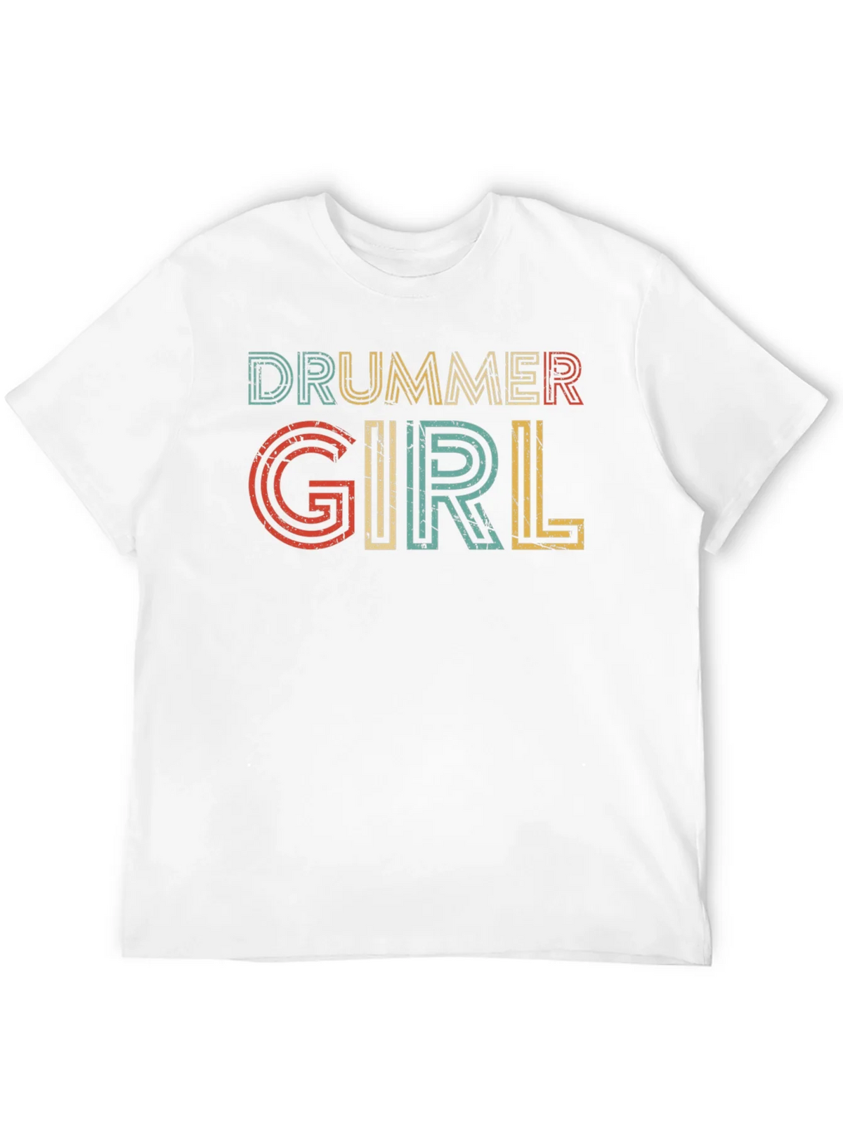 Drummer Girl Retro Style Tee product image 11