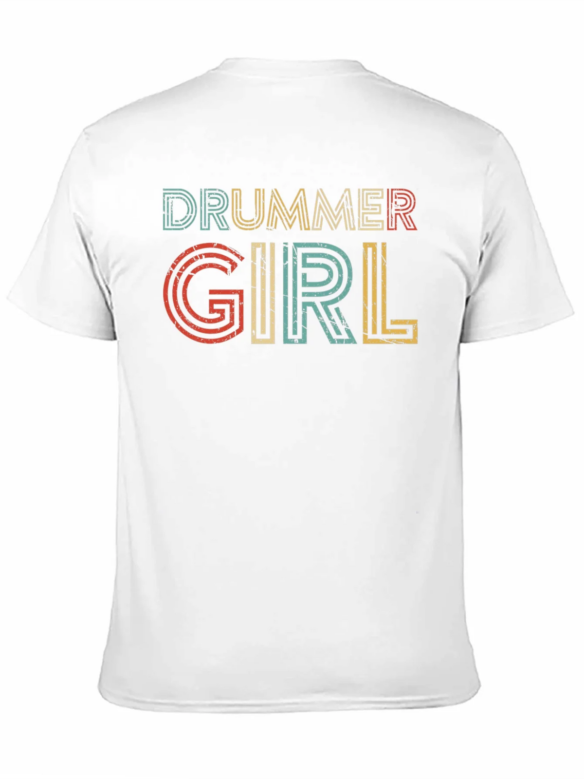 Drummer Girl Retro Style Tee product image 10