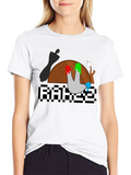 RAKEZ Tee - Camping Graphic Print Black T-Shirt product image 1