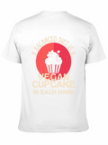 Vegan Cupcake Balanced Diet T-Shirt product image 1