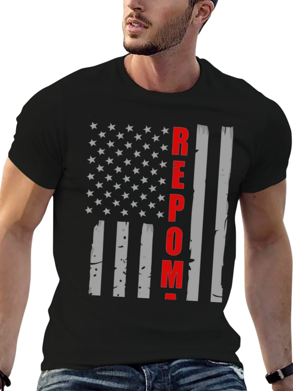 REPO T-Shirt - American Flag Design product image 6