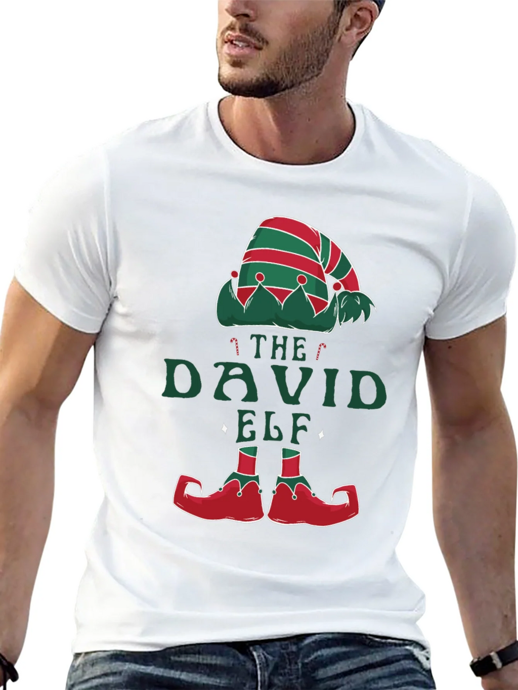 David Elf Christmas T-Shirt - Festive Holiday Apparel product image 12