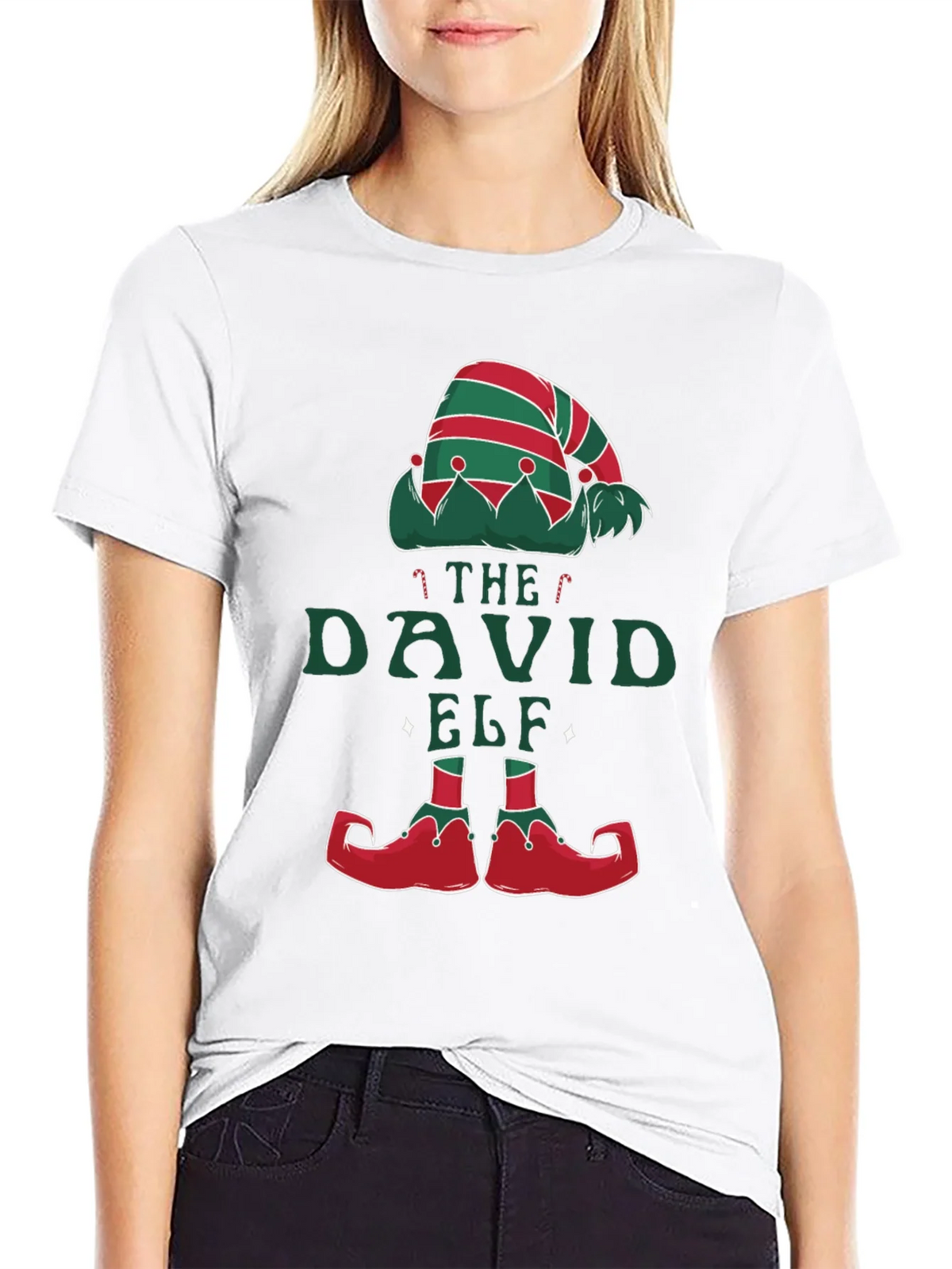 David Elf Christmas T-Shirt - Festive Holiday Apparel product image 8